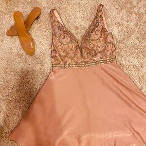 Elizabeth K beaded dress